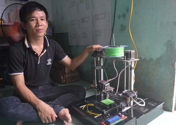 Chàng sinh viên Việt chế tạo thành công máy in 3D giá rẻ